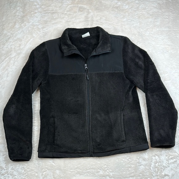 Danskin Dark Gray Fleece Jacket - Picture 1 of 8